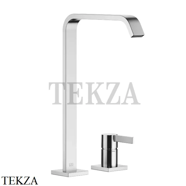 Dornbracht IMO Смеситель для раковины высокий, без гарнитура 29218671-93, Brushed Chrome