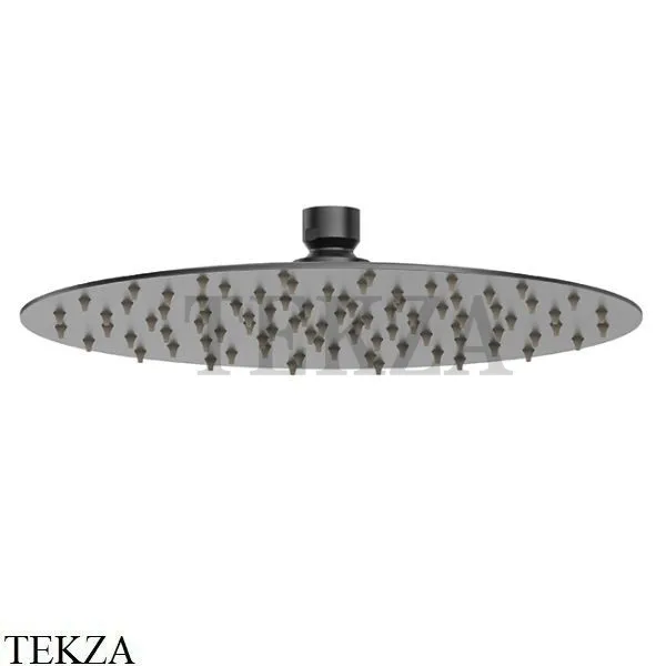 Newform Верхняя душевая лейка D250 сталь 29392X.59.064, PVD Brushed gun metal