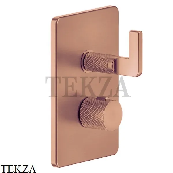 Gessi INCISO SHOWER Термостатический смеситель 1 поток, внешняя часть 58132-030, Copper глянец