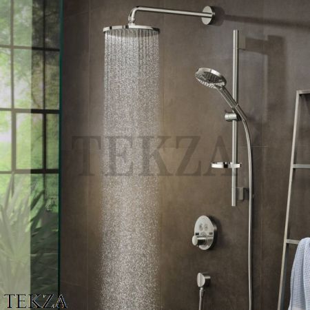 Hansgrohe ShowerSelect S Термостат для душа, 2 выхода, внешняя часть 15743700, белый матовый