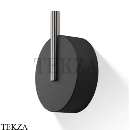 Decor Walther Stone Black WHG Крючок для халата и полотенец 0972765, черный матовый-stainless steel