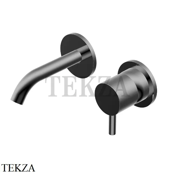 Ritmonio Diametro35 S Смеситель для раковины, внешняя часть PR52AL201 F31, Frosted Black Chrome