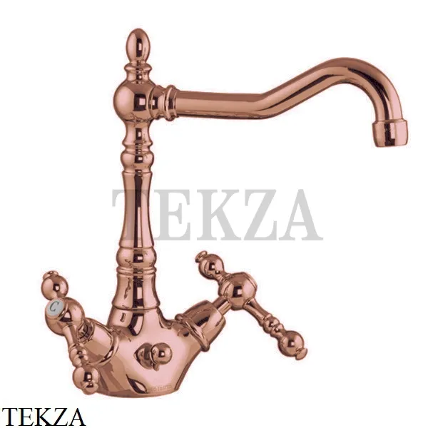 FIMA Carlo Frattini EPOQUE Смеситель для раковины, с донным клапаном F5061RA, медь Brushed