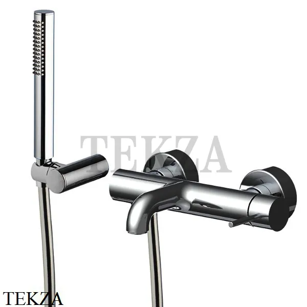 FIMA Carlo Frattini Spillo UP Смеситель для ванны, Select, с гарнитуром F3034NCN, Black chrome