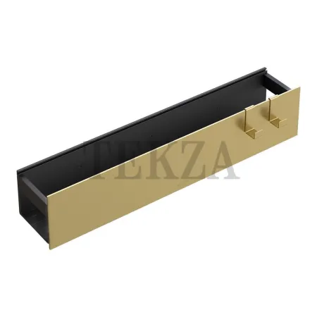 Boheme Space Полка настенная с крючками 60см (доп. аксессуары) Space 10966-MG Matt Gold