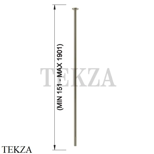 Gessi INCISO Излив для раковины потолочный под размер 15-190 см 58299-149, Finox Brushed Nickel
