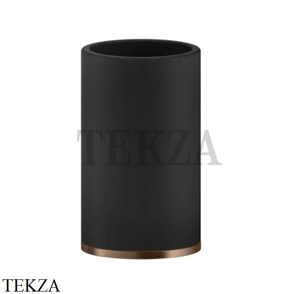 Gessi INCISO accessories Стакан настольный, композит черный 58532-708, Copper Brushed