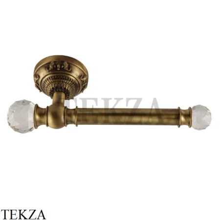 Migliore Cristalia SWAROVSKI Держатель туалетной бумаги без крышки 16762, бронза classic
