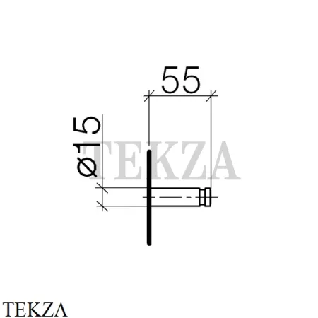 Dornbracht Крючок для полотенец и халата 83251220-99, Dark Platinum matt