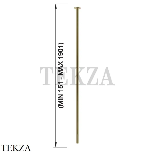 Gessi INCISO Излив для раковины потолочный под размер 15-190 см 58299-727, Brushed Brass