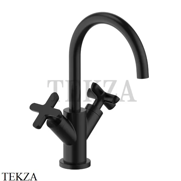 Fantini Icona Classic Смеситель для раковины, без гарнитура 5313R056WF, Черный матовый