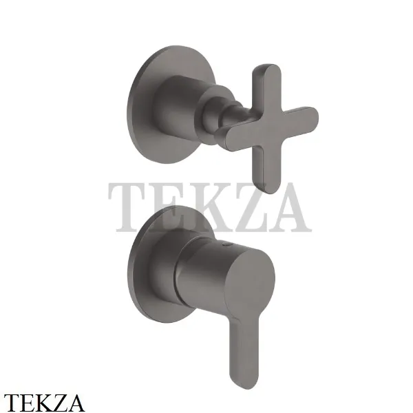 Fantini Icona Classic Смеситель для душа 3 потока, внешняя часть 53P5R487B, Matt Gun Metal PVD