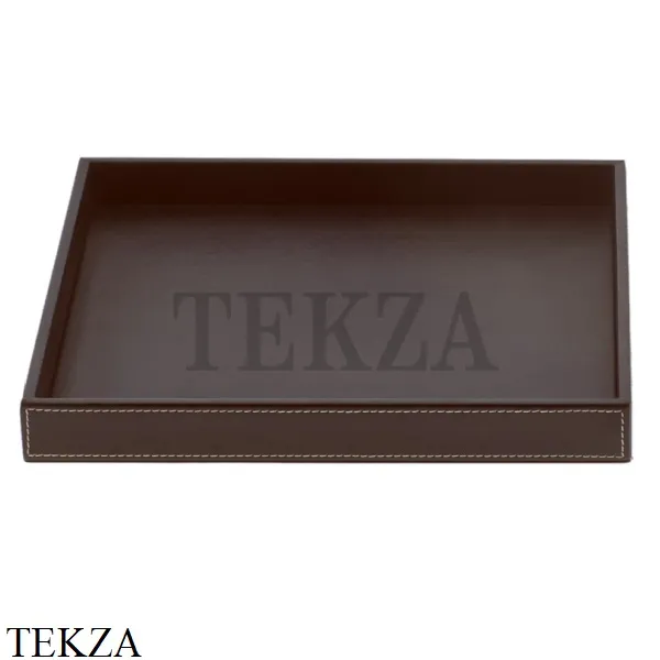 Decor Walther BROWNIE TAB R Бокс для ванных принадлежностей 0932590, коричневый, эко-кожа