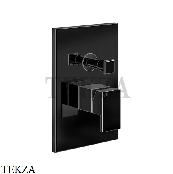 Gessi Rettangolo shower Смеситель для душа 2 потока, внешняя часть 44604-706, Black Metal PVD