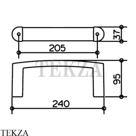 Keuco Elegance Держатель для полотенец 11621010000, хром глянец