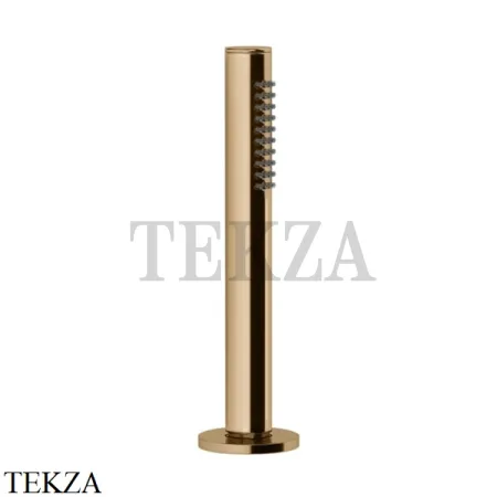 Gessi Душевой комплект на борт ванны, шланг, держатель 63327-735, Warm Bronze