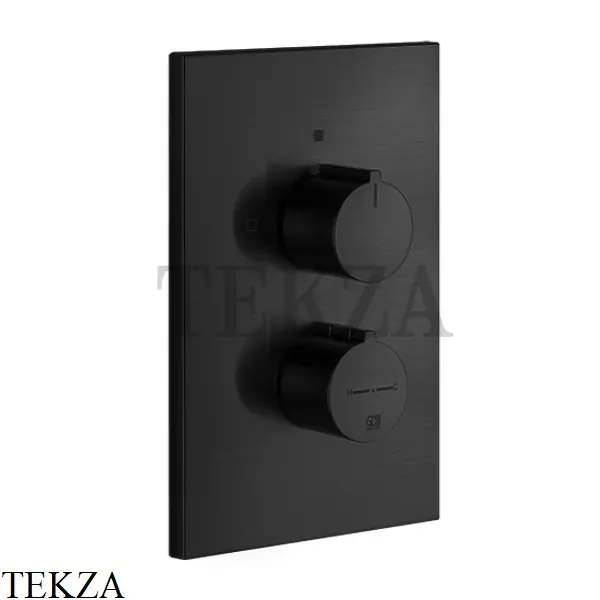 Gessi Emporio Via Manzoni Термостат для душа на 1 выход, внешняя часть 38792-299, Black XL