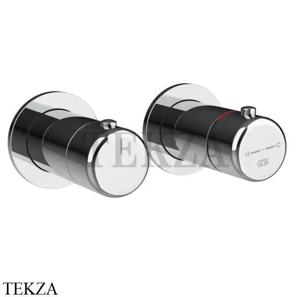 Gessi Goccia Термостат для душа, 1 поток, внешняя часть 33132-031, хром глянец