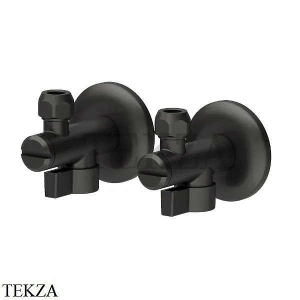 Newform Шаровой кран с фильтром 1/2 дюйма (пара), 125.M0.077, Carbon Satin