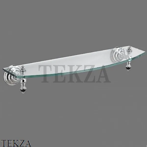 Devon&Devon BLACK DIAMOND Полка стеклянная BLKD510CR, хром глянец