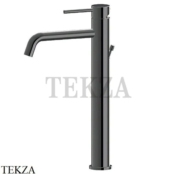 Newform XT Смеситель для раковины высокий, с донным клапаном 4204.M0.077, Carbon satin