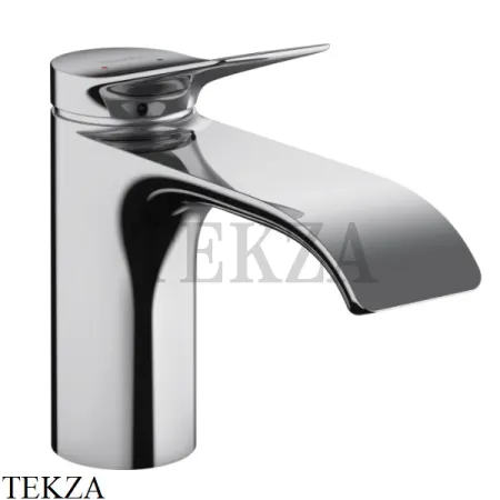 Hansgrohe Vivenis Смеситель для раковины 80, с донным клапаном 75010000, хром глянец