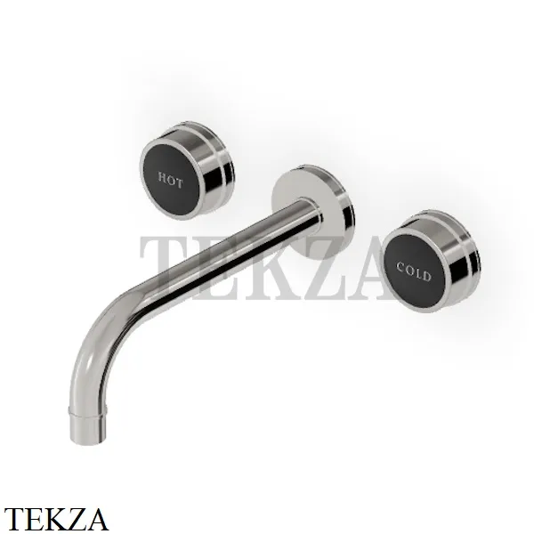Zucchetti Savoir Смеситель для раковины, внешняя часть ZSV670.C8N, Nickel глянец-черный