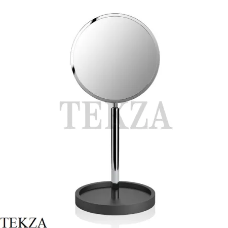 Decor Walther STONE Настольное косметическое зеркало 1х-4х, черный матовый