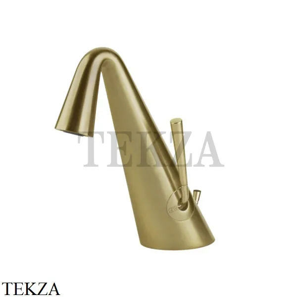 Gessi CONO Смеситель для раковины, с донным клапаном 45002-727, Brushed Brass (снято с производства)