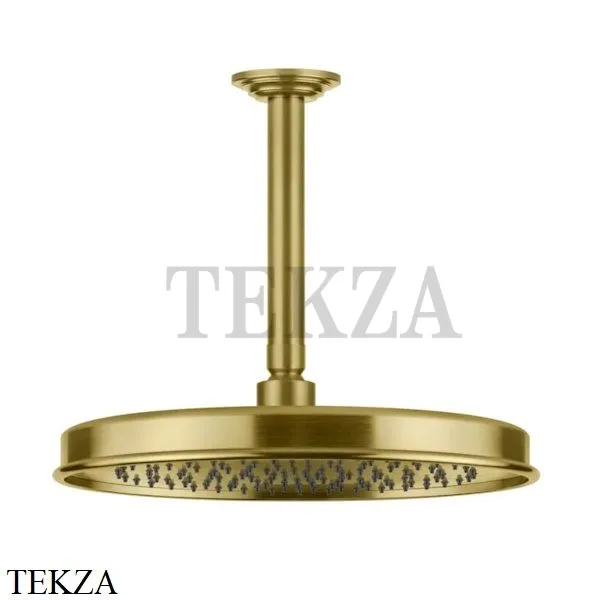 Gessi VENTI20 Верхний душ 300 с потолочным креплением 65153-716, Gold Br. PVD