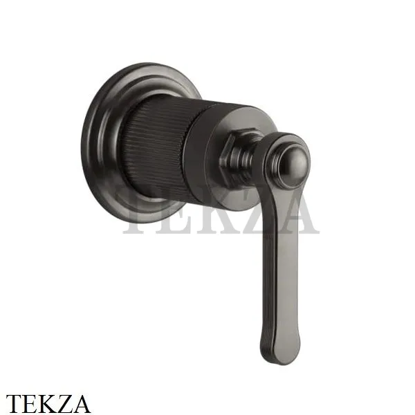 Gessi VENTI20 Смеситель-рычаг удаленного управления 65109-707, Black Metal Brushed