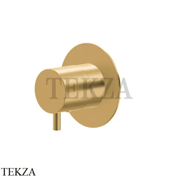 Newform X-Steel 316 Запорный вентиль, 1,3,4,5 потоков, внешняя часть 67671EX.59.097, PVD Brushed gold