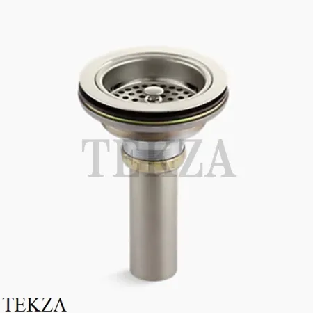 Kohler Duostrainer Донный клапан для кухонной мойки K-8801-SN, яркий полированный никель