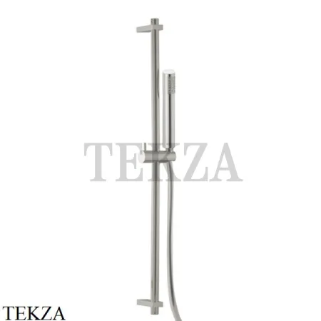 FIMA Carlo Frattini WELLNESS Душевая штанга, ручной душ латунь F2150SN, Brushed nickel