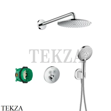 Hansgrohe Raindance Select S Душевая система с термостатом ShowerSelect S 27951000, хром глянец