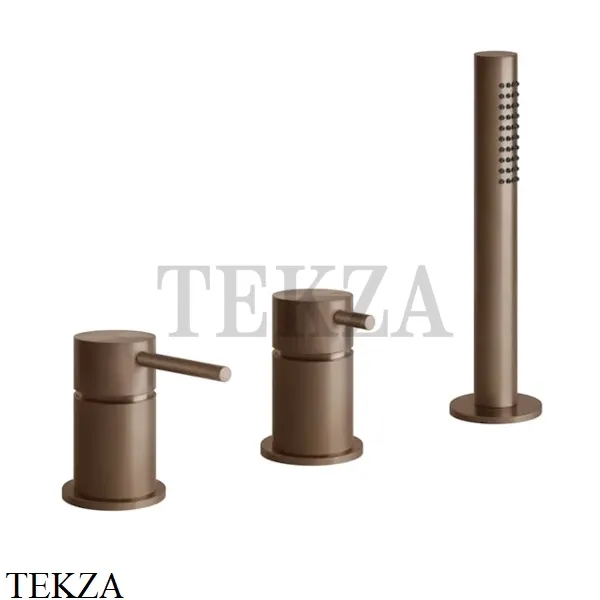Gessi 316 BATH Смеситель для ванны, без излива 54043-708, Copper Brushed