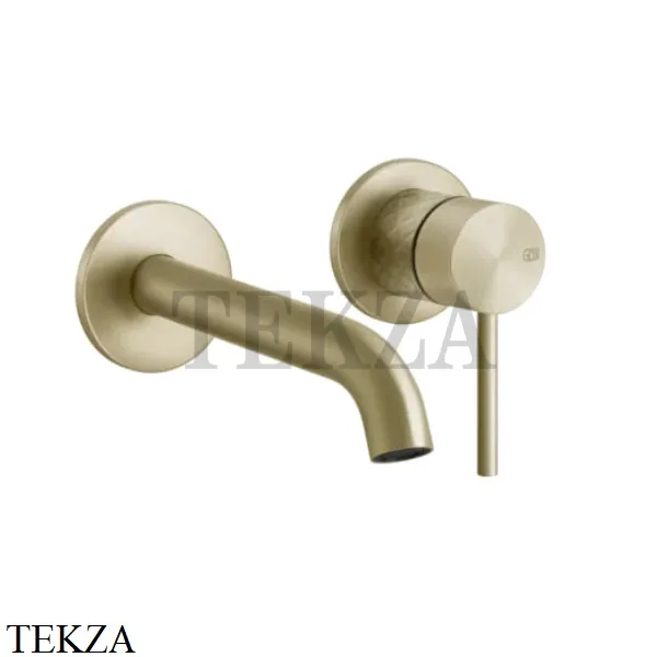 Gessi 316 INTRECCIO Смеситель для раковины, внешняя часть 54186-727, Brushed Brass