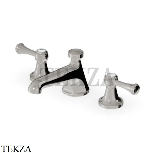 Zucchetti Agora Classic Смеситель для раковины с донным клапаном ZAL407.C8, nickel глянец