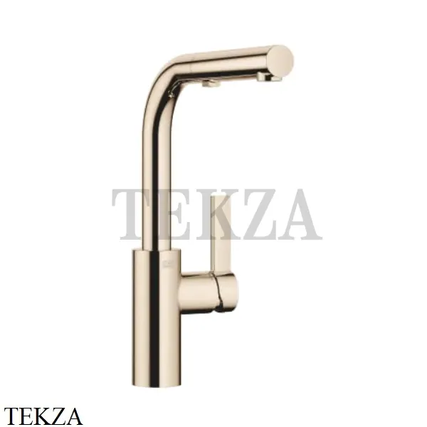 Dornbracht Elio Смеситель для кухни Pull-out с функцией душа 33871790-47, Champagne (22kt Gold)