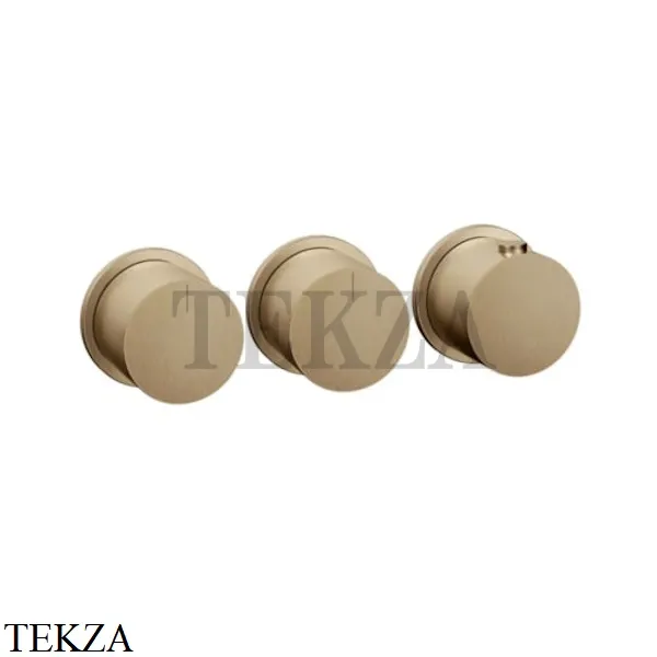 Gessi Habito Bath-shower Термостат на 2 потока, внешняя часть 63434-726, Warm Bronze Br