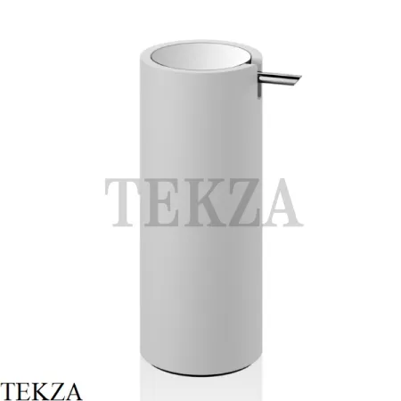 Decor Walther Stone White SSP Настольный дозатор для жидкого мыла или лосьона 0972354, белый матовый-хром глянец
