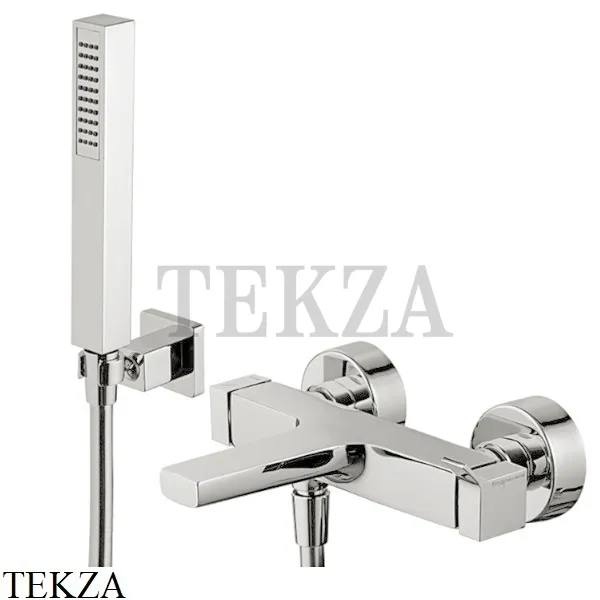 FIMA Carlo Frattini Zeta Смеситель для ванны с гарнитуром F3964SN, Brushed nickel