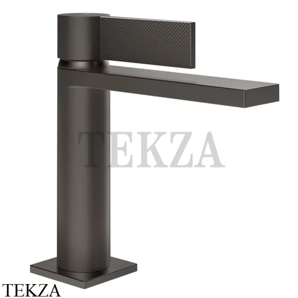 Gessi Inverso Diamantato Смеситель для раковины, без гарнитуры 73602-707, Black Metal Br.