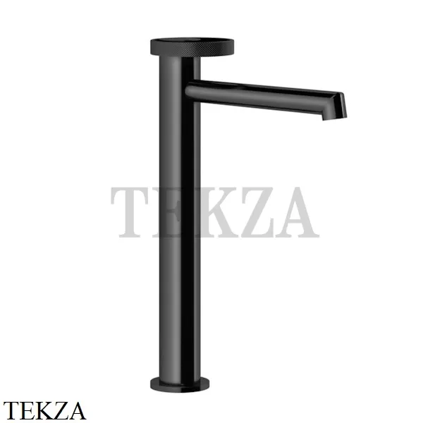 Gessi ANELLO Смеситель для раковины высокий, длинный, без донного клапана 63306-706, Black Metal PVD