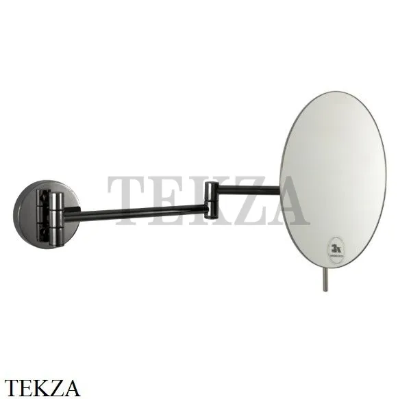 Boheme Зеркало косметическое настенное круглое 508-SGM, shine gun metal