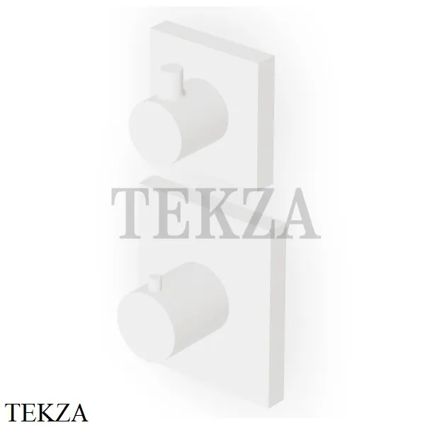 Zucchetti PAN Термостат для душа, 2-3 выхода, внешняя часть ZP8646.W1, белый goffrato