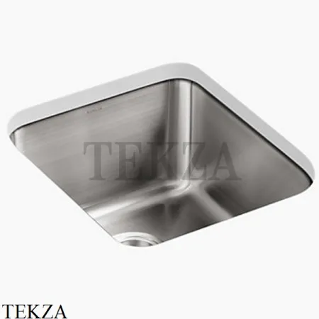 Kohler Undertone Мойка для кухни прямоугольная K-3330-NA, нержавеющая сталь