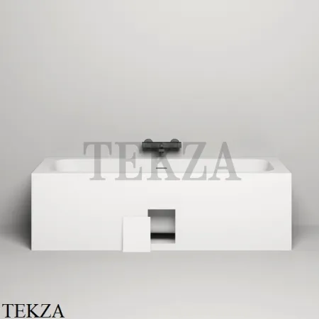 SALINI ORLANDA Axis KIT Ванна встраиваемая S-Sense, щелевой слив 103311G, белый глянцевый