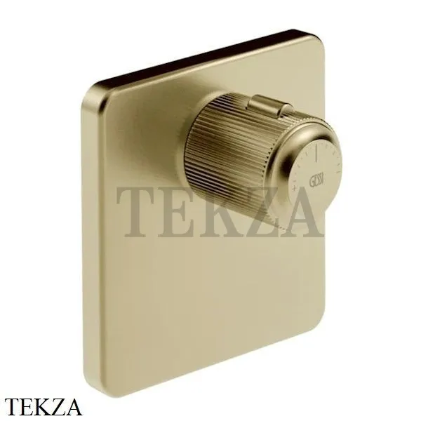 Gessi VENTI20 Термостат для душа, внешняя часть 65316-727, Brass Br. PVD