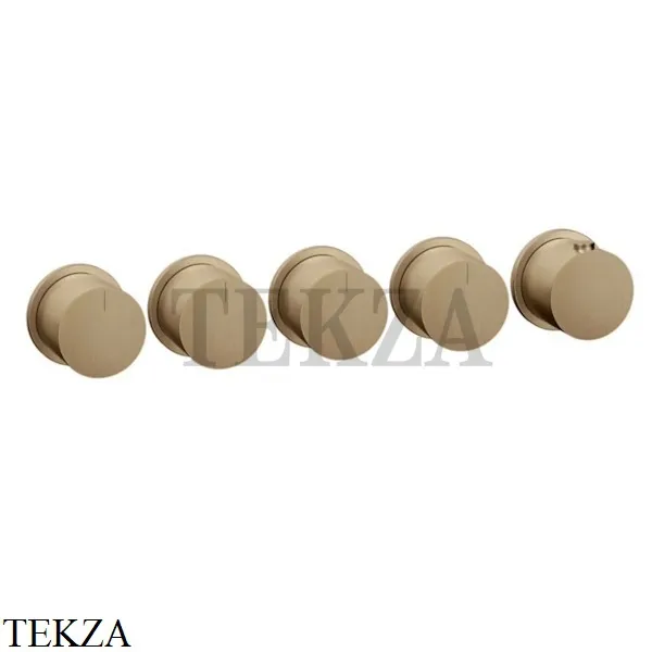 Gessi Habito Bath-shower Термостат на 4 потока, внешняя часть 63438-726, Warm Bronze Br